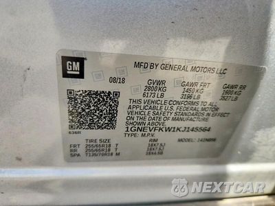 Zdjęcie 13 z 13 samochodu: 2019 CHEVROLET TRAVERSE LS VIN:1GNEVFKW1KJ145564 - miniatura