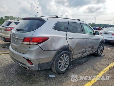 Trzecie zdjęcie samochodu z tyłu: 2017 HYUNDAI SANTA FE LIMITED VIN:KM8SNDHF2HU165686 - miniatura