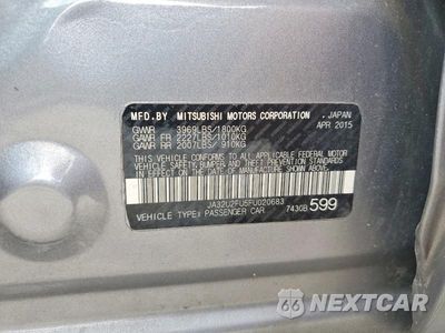 Zdjęcie 12 z 12 samochodu: 2015 MITSUBISHI LANCER ES VIN:JA32U2FU5FU020683 - miniatura