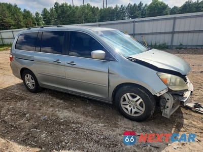 Czwarte zdjęcie samochodu z boku: 2007 HONDA ODYSSEY EXL VIN:5FNRL38607B050739 - miniatura