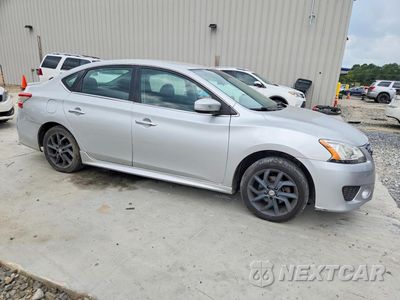 Czwarte zdjęcie samochodu z boku: 2014 NISSAN SENTRA SR VIN:3N1AB7AP7EL606721 - miniatura