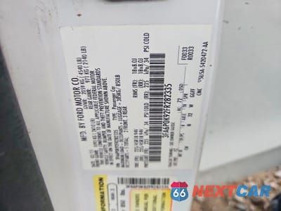 Zdjęcie 12 z 12 samochodu: 2015 FORD FUSION TITANIUM VIN:3FA6P0K92FR282335 - miniatura
