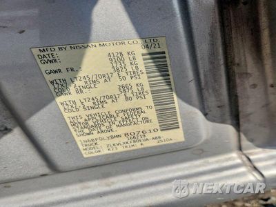Zdjęcie 13 z 13 samochodu: 2021 NISSAN NV 2500 HD SV VIN:1N6BF0LY8MN807610 - miniatura