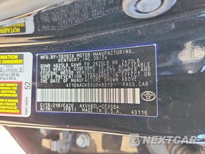 Zdjęcie 12 z 12 samochodu: 2025 TOYOTA CAMRY SE VIN:4T1DAACK6SU049213 - miniatura