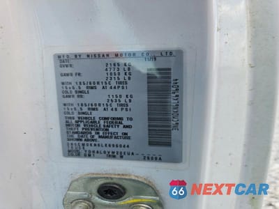 Zdjęcie 12 z 12 samochodu: 2020 NISSAN NV200 SV VIN:3N6CM0KN6LK696044 - miniatura