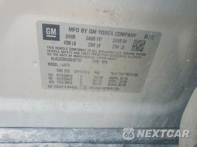 Zdjęcie 13 z 13 samochodu: 2013 BUICK ENCORE VIN:KL4CJCSBXDB107782 - miniatura