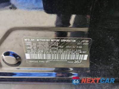 Zdjęcie 13 z 13 samochodu: 2021 MITSUBISHI OUTLANDER SPORT ES VIN:JA4APUAUXMU005028 - miniatura