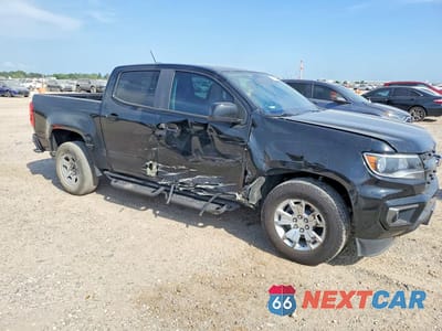 Czwarte zdjęcie samochodu z boku: 2021 CHEVROLET COLORADO LT VIN:1GCGSCEN2M1294581 - miniatura