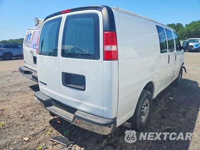 Trzecie zdjęcie samochodu z tyłu: 2017 FORD TRANSIT 250 DELIVERY VAN VIN:1FTYR2ZM2HKB12969 - miniatura