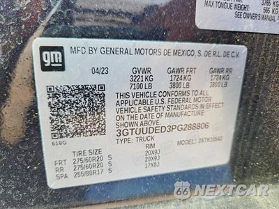 Zdjęcie 13 z 13 samochodu: 2023 GMC SIERRA K1500 SLT VIN:3GTUUDED3PG288806 - miniatura