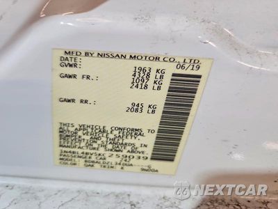 Zdjęcie 13 z 13 samochodu: 2019 NISSAN ALTIMA S VIN:1N4BL4BV5KC259039 - miniatura