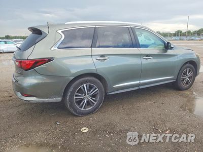 Trzecie zdjęcie samochodu z tyłu: 2017 INFINITI QX60 BASE VIN:5N1DL0MN6HC526816 - miniatura