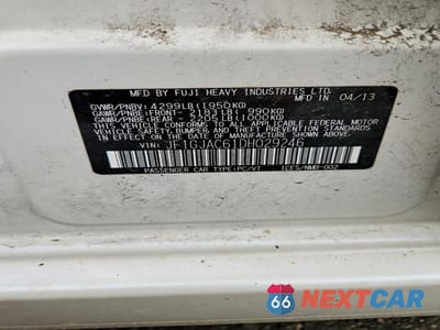 Zdjęcie 12 z 12 samochodu: 2013 SUBARU IMPREZA PREMIUM VIN:JF1GJAC61DH029246 - miniatura