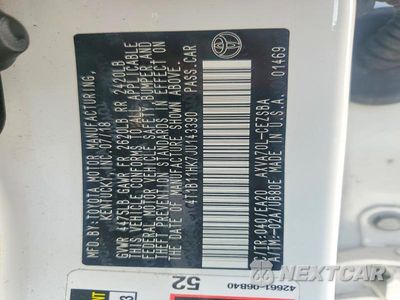 Zdjęcie 10 z 10 samochodu: 2018 TOYOTA CAMRY SE VIN:4T1B11HK7JU143390 - miniatura