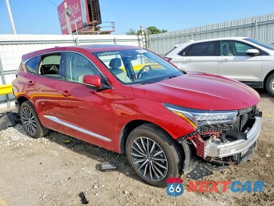 Czwarte zdjęcie samochodu z boku: 2025 ACURA RDX ADVANCE VIN:5J8TC2H71SL035151 - miniatura