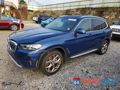2022 BMW X3 XDRIVE30I 5UX53DP02N9N10569 - główne zdjęcie licytacji z USA - miniatura