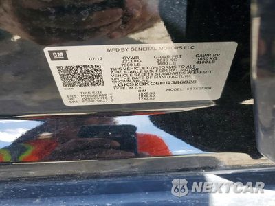 Zdjęcie 13 z 13 samochodu: 2017 GMC YUKON SLT VIN:1GKS2BKC6HR386828 - miniatura