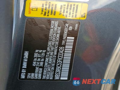 Zdjęcie 13 z 13 samochodu: 2015 BMW M4 VIN:WBS3R9C53FK333426 - miniatura