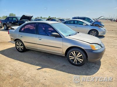 Czwarte zdjęcie samochodu z boku: 2002 HONDA CIVIC LX VIN:1HGES16532L049608 - miniatura