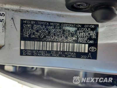 Zdjęcie 12 z 12 samochodu: 2007 TOYOTA COROLLA LE VIN:JTDBR32E470104395 - miniatura