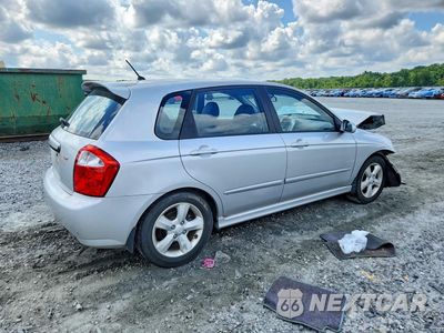 Trzecie zdjęcie samochodu z tyłu: 2008 KIA SPECTRA SPECTRA5 SX VIN:KNAFE161385014293 - miniatura