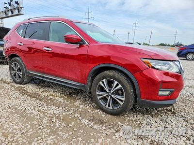 Czwarte zdjęcie samochodu z boku: 2017 NISSAN ROGUE SL VIN:5N1AT2MV8HC843754 - miniatura