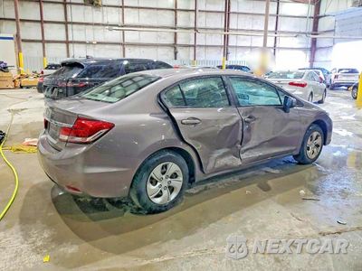 Trzecie zdjęcie samochodu z tyłu: 2015 HONDA CIVIC LX VIN:19XFB2F56FE093433 - miniatura