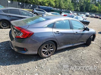 Trzecie zdjęcie samochodu z tyłu: 2019 HONDA CIVIC EX VIN:2HGFC1F30KH651296 - miniatura