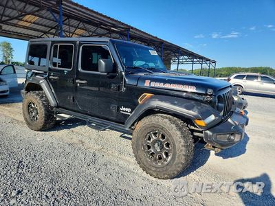 Czwarte zdjęcie samochodu z boku: 2021 JEEP WRANGLER UNLIMITED SPORT VIN:1C4HJXDN4MW610047 - miniatura