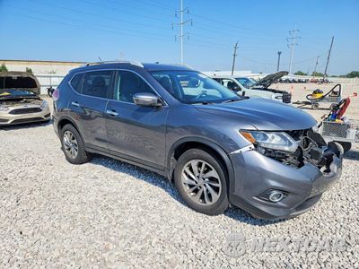 Czwarte zdjęcie samochodu z boku: 2015 NISSAN ROGUE SL VIN:5N1AT2MV9FC910682 - miniatura