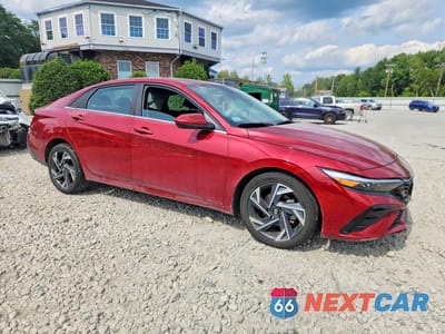 Czwarte zdjęcie samochodu z boku: 2024 HYUNDAI ELANTRA SEL VIN:KMHLS4DG8RU771877 - miniatura