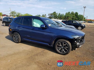 Czwarte zdjęcie samochodu z boku: 2024 BMW X3 XDRIVE30I VIN:5UX53DP07R9W89813 - miniatura