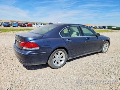 Trzecie zdjęcie samochodu z tyłu: 2007 BMW 750 I VIN:WBAHL835X7DT09989 - miniatura