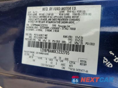 Zdjęcie 12 z 12 samochodu: 2012 FORD MUSTANG VIN:1ZVBP8AM0C5232705 - miniatura