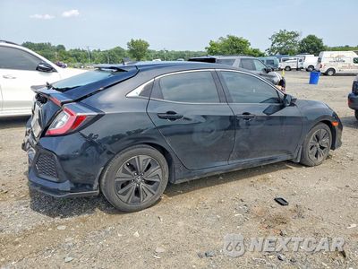 Trzecie zdjęcie samochodu z tyłu: 2017 HONDA CIVIC EX VIN:SHHFK7H57HU427586 - miniatura