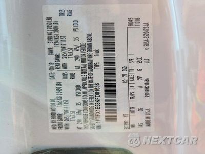 Zdjęcie 13 z 13 samochodu: 2019 FORD F150 SUPER CAB VIN:1FTFX1E53KFD01636 - miniatura