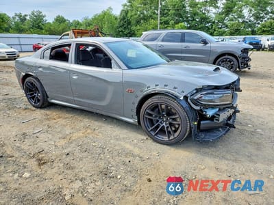 Czwarte zdjęcie samochodu z boku: 2023 DODGE CHARGER SCAT PACK VIN:2C3CDXGJ9PH673744 - miniatura