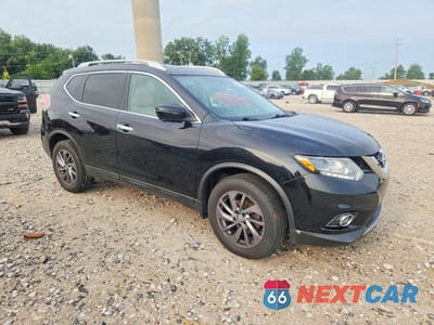 Czwarte zdjęcie samochodu z boku: 2016 NISSAN ROGUE SL VIN:5N1AT2MV3GC784126 - miniatura