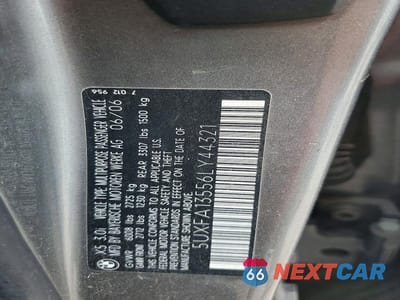 Zdjęcie 13 z 13 samochodu: 2006 BMW X5 3.0I VIN:5UXFA13556LY44321 - miniatura