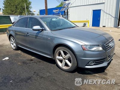 Czwarte zdjęcie samochodu z boku: 2012 AUDI A4 PREMIUM PLUS VIN:WAUHFAFL8CN010756 - miniatura