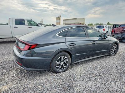 Trzecie zdjęcie samochodu z tyłu: 2023 HYUNDAI SONATA HYBRID BLUE VIN:KMHL24JJXPA081448 - miniatura