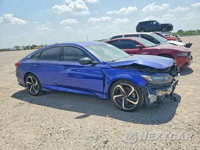 Czwarte zdjęcie samochodu z boku: 2021 HONDA ACCORD SPORT SE VIN:1HGCV1F47MA117932 - miniatura