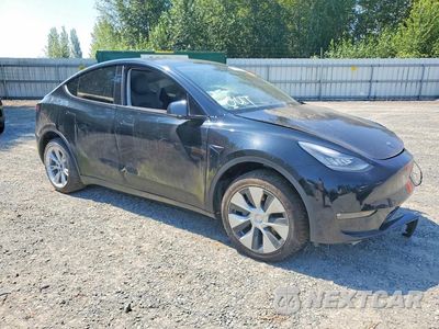Czwarte zdjęcie samochodu z boku: 2021 TESLA MODEL Y VIN:5YJYGDEE8MF278310 - miniatura