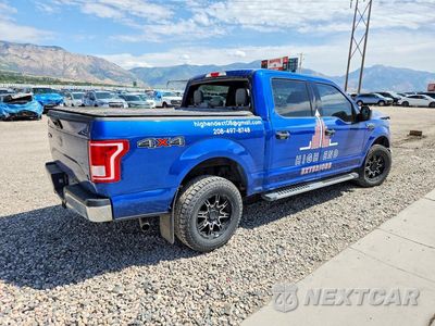Trzecie zdjęcie samochodu z tyłu: 2017 FORD F150 SUPERCREW VIN:1FTEW1EF8HKD28466 - miniatura