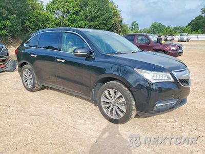 Czwarte zdjęcie samochodu z boku: 2016 ACURA MDX TECHNOLOGY VIN:5FRYD3H43GB004229 - miniatura