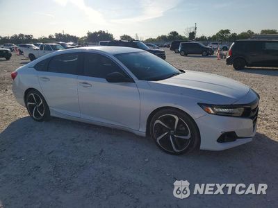 Czwarte zdjęcie samochodu z boku: 2021 HONDA ACCORD SPORT SE VIN:1HGCV1F44MA111781 - miniatura