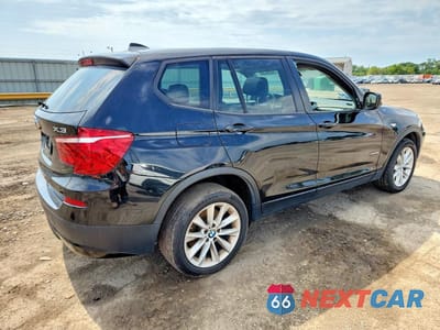 Trzecie zdjęcie samochodu z tyłu: 2013 BMW X3 XDRIVE28I VIN:5UXWX9C52D0D06433 - miniatura