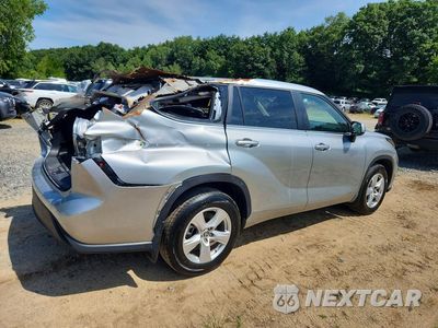 Trzecie zdjęcie samochodu z tyłu: 2024 TOYOTA HIGHLANDER LE VIN:5TDKDRBH8RS550769 - miniatura