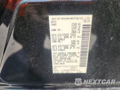 Zdjęcie 13 z 13 samochodu: 2020 NISSAN MURANO SL VIN:5N1AZ2CJ7LN174337 - miniatura