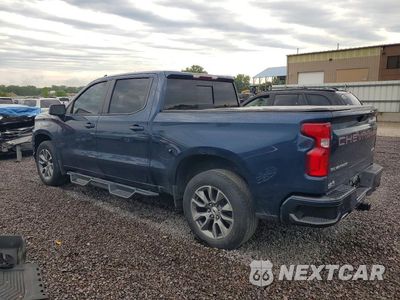 Drugie zdjęcie samochodu z przodu: 2021 CHEVROLET SILVERADO K1500 RST VIN:1GCUYEED0MZ152221 - miniatura